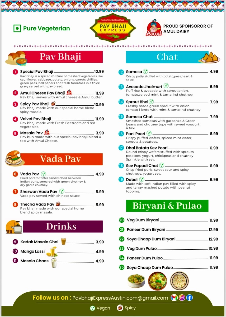 PAV BHAJI EXPRESS Menu - Image 2